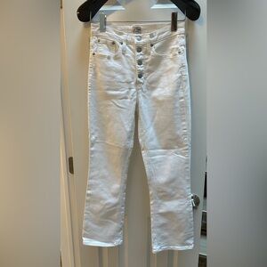 J. Crew Billie Demi Demi Boot crop - white - 27